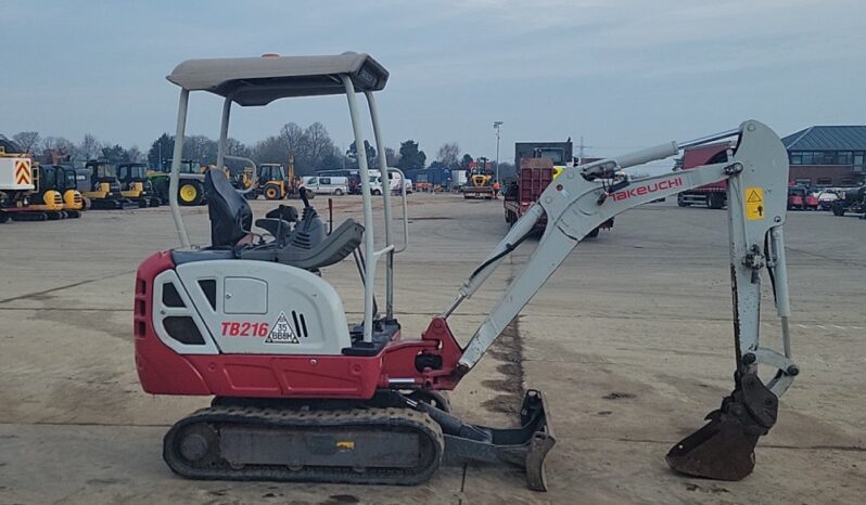 2021 Takeuchi TB216 Mini Excavators For Auction: Leeds – 5th, 6th, 7th & 8th March 2025 @ 8:00am full