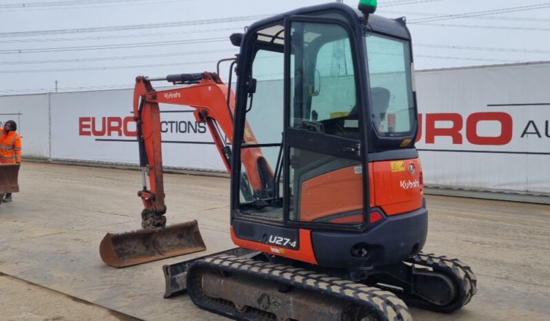 2016 Kubota U27-4 Mini Excavators For Auction: Leeds – 5th, 6th, 7th & 8th March 2025 @ 8:00am full