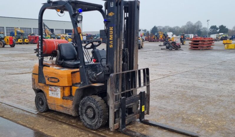 Samuk R18D Forklifts For Auction: Leeds – 5th, 6th, 7th & 8th March 2025 @ 8:00am full