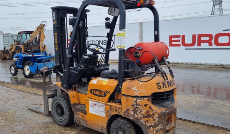 Samuk R18D Forklifts For Auction: Leeds – 5th, 6th, 7th & 8th March 2025 @ 8:00am full