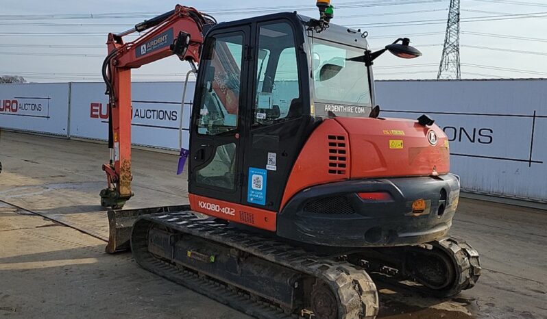 2020 Kubota KX080-4A2 6 Ton+ Excavators For Auction: Leeds – 5th, 6th, 7th & 8th March 2025 @ 8:00am full