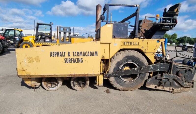 Bitelli Asphalt Paver (Runs, No drive) Asphalt Plants For Auction: Leeds – 5th, 6th, 7th & 8th March 2025 @ 8:00am full