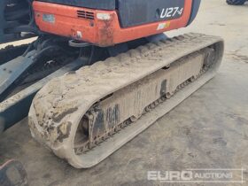 2017 Kubota U27-4 Mini Excavators For Auction: Leeds – 5th, 6th, 7th & 8th March 2025 @ 8:00am full