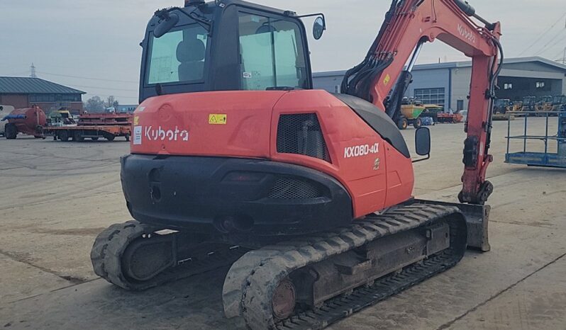 2018 Kubota KX080-4A 6 Ton+ Excavators For Auction: Leeds – 5th, 6th, 7th & 8th March 2025 @ 8:00am full