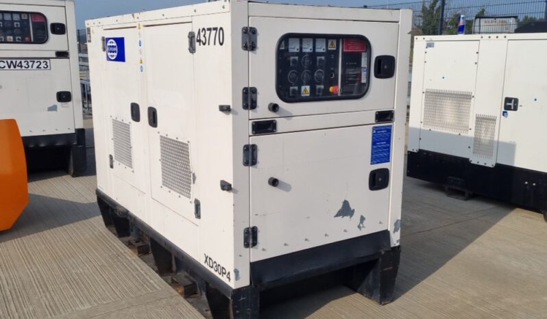 2016 FG Wilson XD30P4 30KVA Generators For Auction: Leeds – 5th, 6th, 7th & 8th March 2025 @ 8:00am full