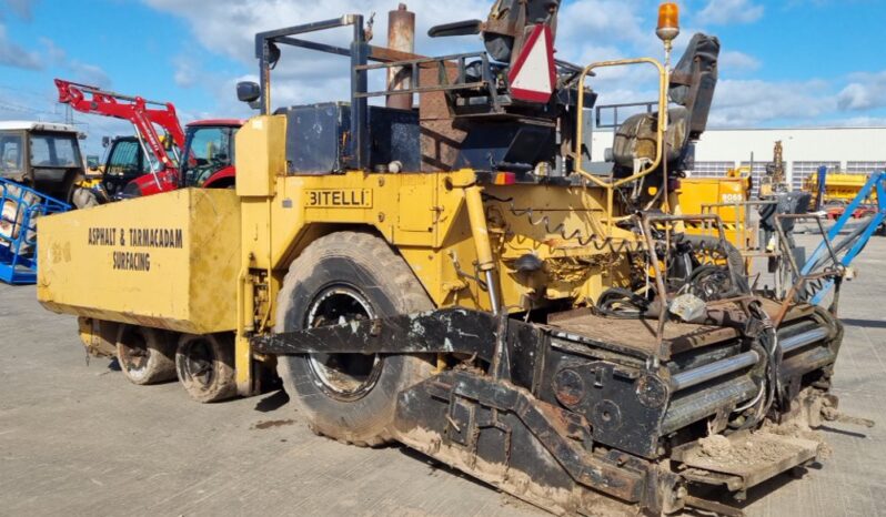 Bitelli Asphalt Paver (Runs, No drive) Asphalt Plants For Auction: Leeds – 5th, 6th, 7th & 8th March 2025 @ 8:00am full