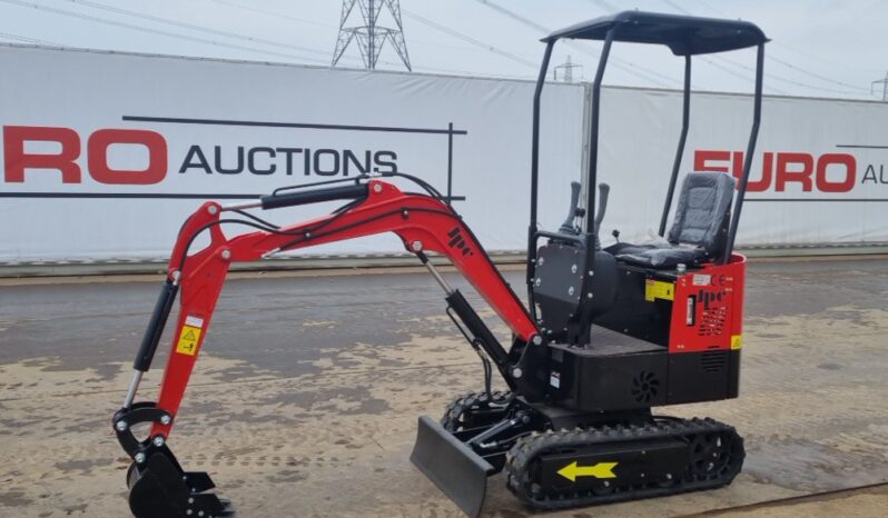 Unused 2024 JPC HT12 Micro Excavators For Auction: Leeds – 5th, 6th, 7th & 8th March 2025 @ 8:00am