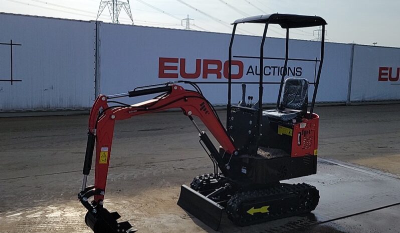 Unused 2024 JPC HT12 Micro Excavators For Auction: Leeds – 5th, 6th, 7th & 8th March 2025 @ 8:00am