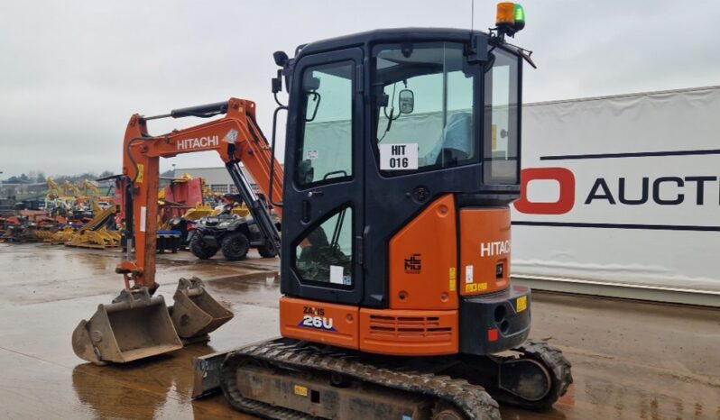 2021 Hitachi ZX26U-6 CLR Mini Excavators For Auction: Dromore – 21st & 22nd February 2025 @ 9:00am For Auction on 2025-02-22 full