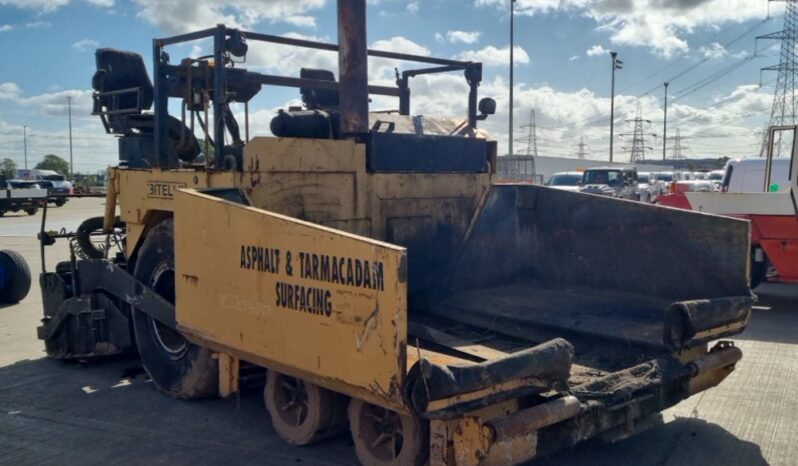 Bitelli Asphalt Paver (Runs, No drive) Asphalt Plants For Auction: Leeds – 5th, 6th, 7th & 8th March 2025 @ 8:00am full