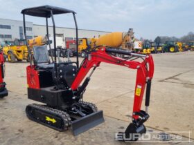 Unused 2024 JPC HT12 Micro Excavators For Auction: Leeds – 5th, 6th, 7th & 8th March 2025 @ 8:00am full