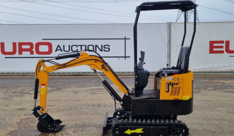 Unused 2024 JPC HT12 Micro Excavators For Auction: Leeds – 5th, 6th, 7th & 8th March 2025 @ 8:00am full