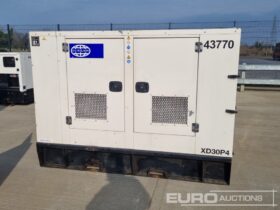 2016 FG Wilson XD30P4 30KVA Generators For Auction: Leeds – 5th, 6th, 7th & 8th March 2025 @ 8:00am full