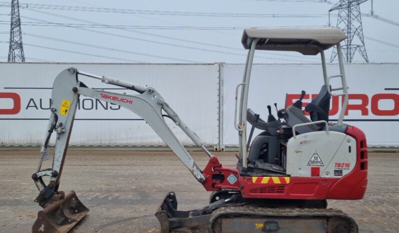 2021 Takeuchi TB216 Mini Excavators For Auction: Leeds – 5th, 6th, 7th & 8th March 2025 @ 8:00am full