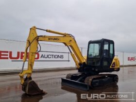 Hyundai R55-7 Mini Excavators For Auction: Dromore – 21st & 22nd February 2025 @ 9:00am For Auction on 2025-02-22