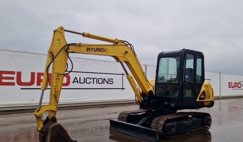 Hyundai R55-7 Mini Excavators For Auction: Dromore – 21st & 22nd February 2025 @ 9:00am For Auction on 2025-02-22