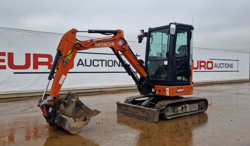 2022 Hitachi ZX26U-6 CLR Mini Excavators For Auction: Dromore – 21st & 22nd February 2025 @ 9:00am For Auction on 2025-02-22