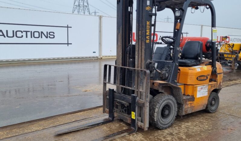 Samuk R18D Forklifts For Auction: Leeds – 5th, 6th, 7th & 8th March 2025 @ 8:00am