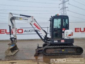 2020 Bobcat E45 Mini Excavators For Auction: Leeds – 5th, 6th, 7th & 8th March 2025 @ 8:00am full