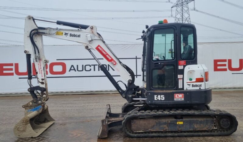 2020 Bobcat E45 Mini Excavators For Auction: Leeds – 5th, 6th, 7th & 8th March 2025 @ 8:00am full