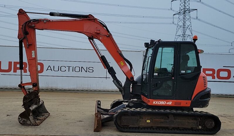 2017 Kubota KX080-4A 6 Ton+ Excavators For Auction: Leeds – 5th, 6th, 7th & 8th March 2025 @ 8:00am full