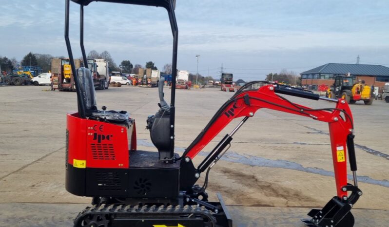 Unused 2024 JPC HT12 Micro Excavators For Auction: Leeds – 5th, 6th, 7th & 8th March 2025 @ 8:00am full