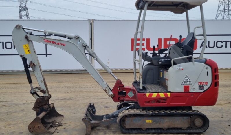 2021 Takeuchi TB216 Mini Excavators For Auction: Leeds – 5th, 6th, 7th & 8th March 2025 @ 8:00am full