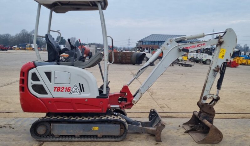 2021 Takeuchi TB216 Mini Excavators For Auction: Leeds – 5th, 6th, 7th & 8th March 2025 @ 8:00am full