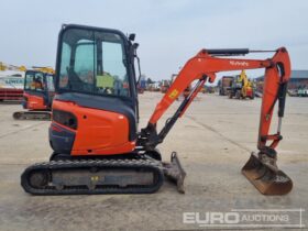 2016 Kubota U27-4 Mini Excavators For Auction: Leeds – 5th, 6th, 7th & 8th March 2025 @ 8:00am full