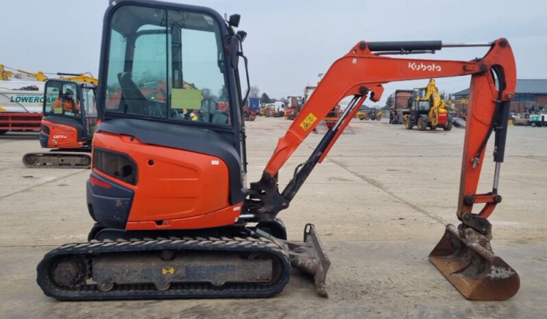 2016 Kubota U27-4 Mini Excavators For Auction: Leeds – 5th, 6th, 7th & 8th March 2025 @ 8:00am full