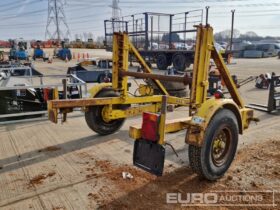 Seb International Single Axle Cable Reel Trailer Plant Trailers For Auction: Leeds – 5th, 6th, 7th & 8th March 2025 @ 8:00am full