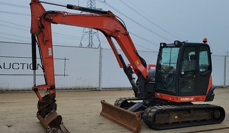 2017 Kubota KX080-4A 6 Ton+ Excavators For Auction: Leeds – 5th, 6th, 7th & 8th March 2025 @ 8:00am