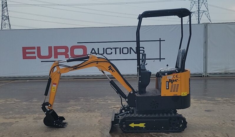 Unused 2024 JPC HT12 Micro Excavators For Auction: Leeds – 5th, 6th, 7th & 8th March 2025 @ 8:00am full