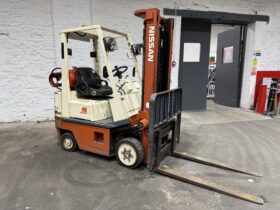 Nissan 15 2W330 Twin Mast Counter Balance Forklift Truck For Auction on 2025-02-26 full