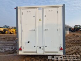 AJC All In One Twin Axle Welfare Unit, 3.75kVA Generator, W/C (Cannot Be Reconsigned) Containers For Auction: Leeds – 5th, 6th, 7th & 8th March 2025 @ 8:00am full