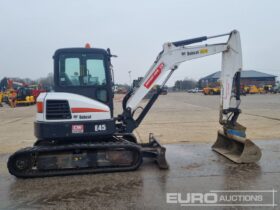 2020 Bobcat E45 Mini Excavators For Auction: Leeds – 5th, 6th, 7th & 8th March 2025 @ 8:00am full