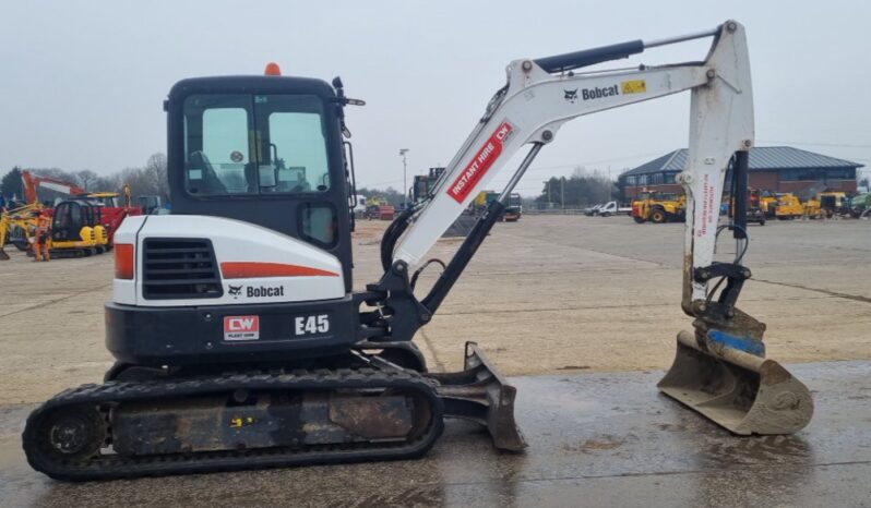 2020 Bobcat E45 Mini Excavators For Auction: Leeds – 5th, 6th, 7th & 8th March 2025 @ 8:00am full