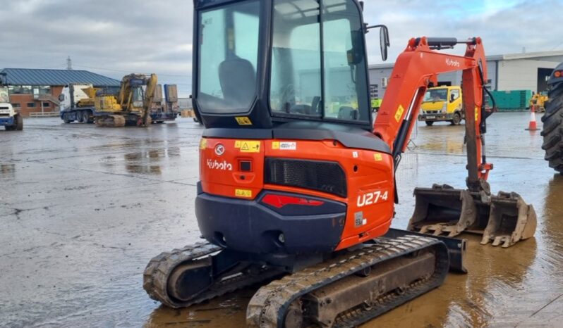 2020 Kubota U27-4 Mini Excavators For Auction: Leeds – 5th, 6th, 7th & 8th March 2025 @ 8:00am full