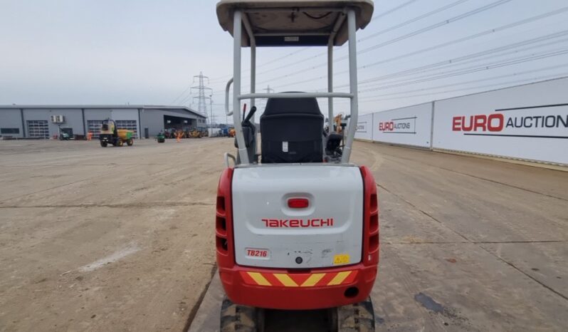 2021 Takeuchi TB216 Mini Excavators For Auction: Leeds – 5th, 6th, 7th & 8th March 2025 @ 8:00am full