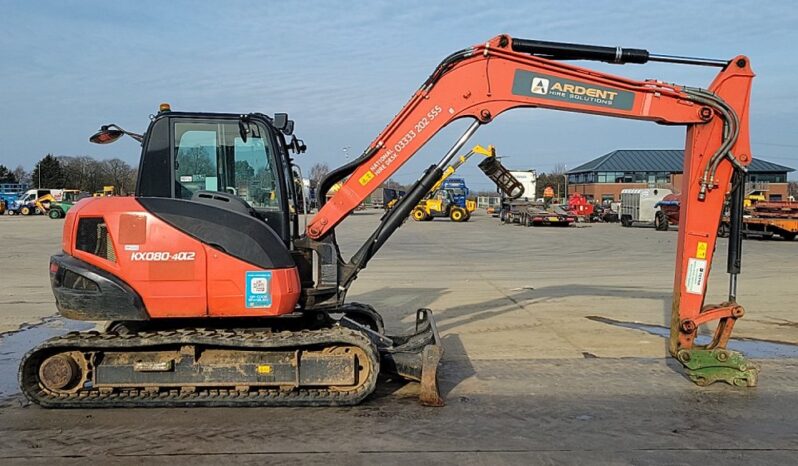 2020 Kubota KX080-4A2 6 Ton+ Excavators For Auction: Leeds – 5th, 6th, 7th & 8th March 2025 @ 8:00am full