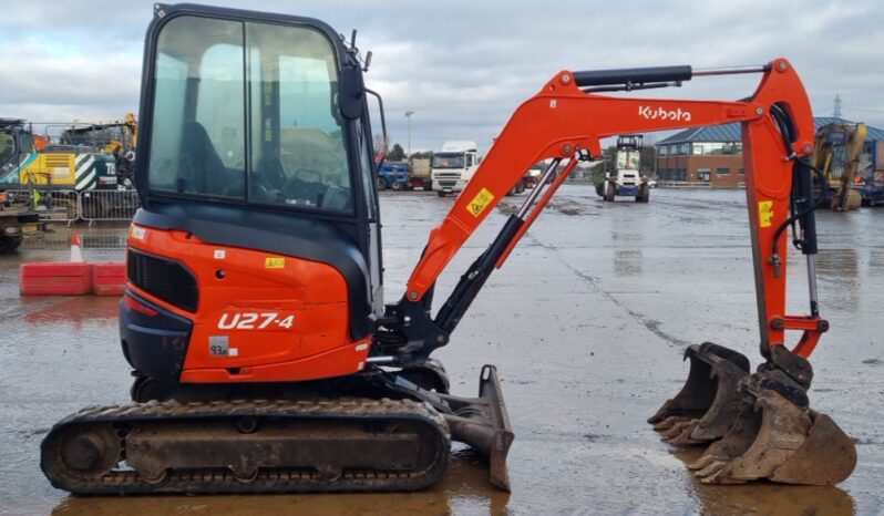 2020 Kubota U27-4 Mini Excavators For Auction: Leeds – 5th, 6th, 7th & 8th March 2025 @ 8:00am full