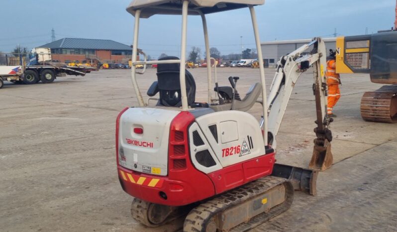 2021 Takeuchi TB216 Mini Excavators For Auction: Leeds – 5th, 6th, 7th & 8th March 2025 @ 8:00am full