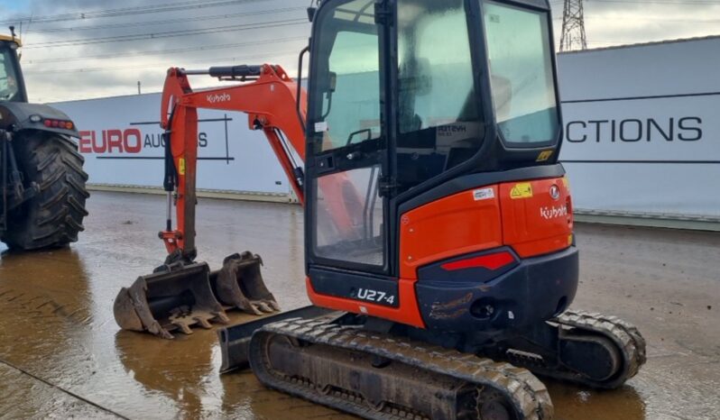 2020 Kubota U27-4 Mini Excavators For Auction: Leeds – 5th, 6th, 7th & 8th March 2025 @ 8:00am full