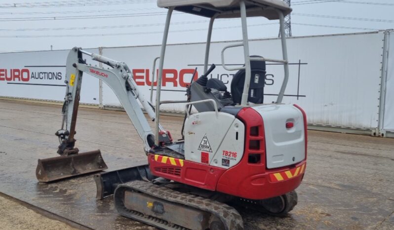 2021 Takeuchi TB216 Mini Excavators For Auction: Leeds – 5th, 6th, 7th & 8th March 2025 @ 8:00am full