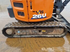 2021 Hitachi ZX26U-6 CLR Mini Excavators For Auction: Dromore – 21st & 22nd February 2025 @ 9:00am For Auction on 2025-02-22 full