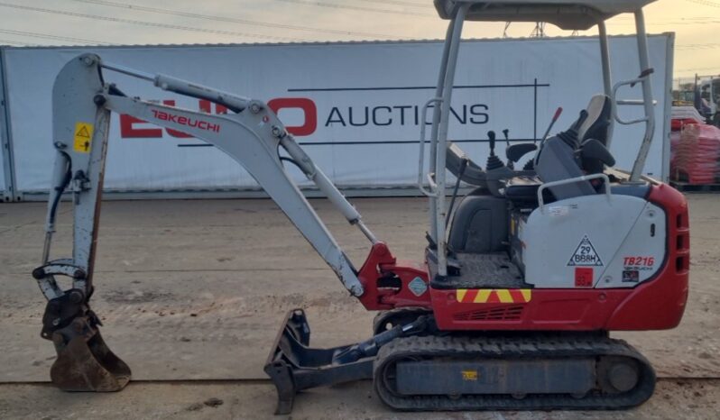 2021 Takeuchi TB216 Mini Excavators For Auction: Leeds – 5th, 6th, 7th & 8th March 2025 @ 8:00am full