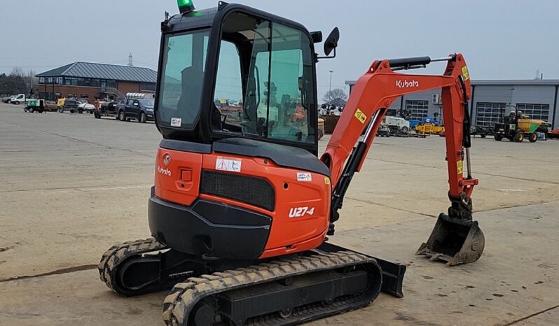 2015 Kubota U27-4 Mini Excavators For Auction: Leeds – 5th, 6th, 7th & 8th March 2025 @ 8:00am full