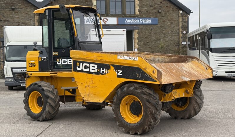 2018 JCB Cabbed Site 7T-1 Front Tip Dumper Truck For Auction on 2025-03-04 full