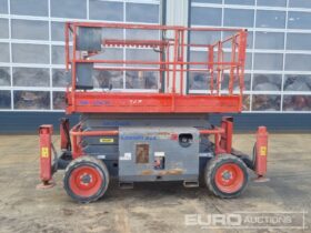 SkyJack 4×4 Diesel/Electric Scissor Lift, 11.7m Working Height, 454kg Platform Capacity, Extending Deck, Stabilisers (Fuel Problems) Manlifts For Auction: Leeds – 5th, 6th, 7th & 8th March 2025 @ 8:00am full