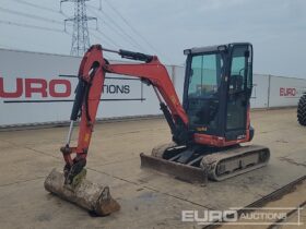 2017 Kubota U27-4 Mini Excavators For Auction: Leeds – 5th, 6th, 7th & 8th March 2025 @ 8:00am